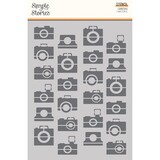Simple Stories Summer Snapshots Stencil Cameras (22030)