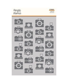 Simple Stories Summer Snapshots Stencil Cameras (22030) Simple Stories Summer Snapshots Stencil Cameras (22030)