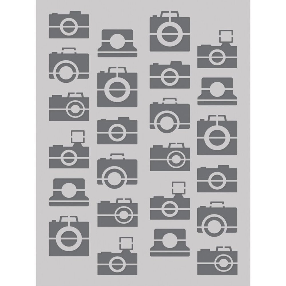 Simple Stories Summer Snapshots Stencil Cameras (22030) Simple Stories Summer Snapshots Stencil Cameras (22030)