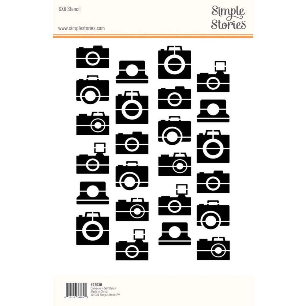 Simple Stories Summer Snapshots Stencil Cameras (22030) Simple Stories Summer Snapshots Stencil Cameras (22030)