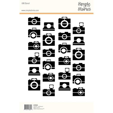 Simple Stories Summer Snapshots Stencil Cameras (22030) Simple Stories Summer Snapshots Stencil Cameras (22030)