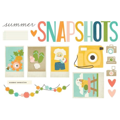Simple Stories Summer Snapshots Simple Pages Pieces (22031) Simple Stories Summer Snapshots Simple Pages Pieces (22031)