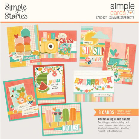 Simple Stories Summer Snapshots Simple Cards Kit (22032) Simple Stories Summer Snapshots Simple Cards Kit (22032)