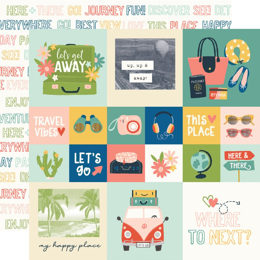 Simple Stories Pack Your Bags 12x12 Inch Collection Kit (22100) Simple Stories Pack Your Bags 12x12 Inch Collection Kit (22100)
