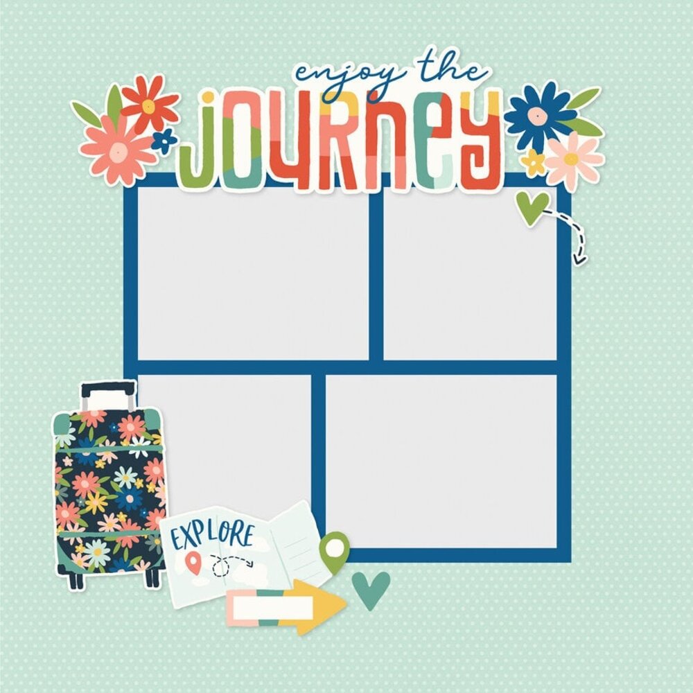 Simple Stories Pack Your Bags Simple Pages Pieces (22129)