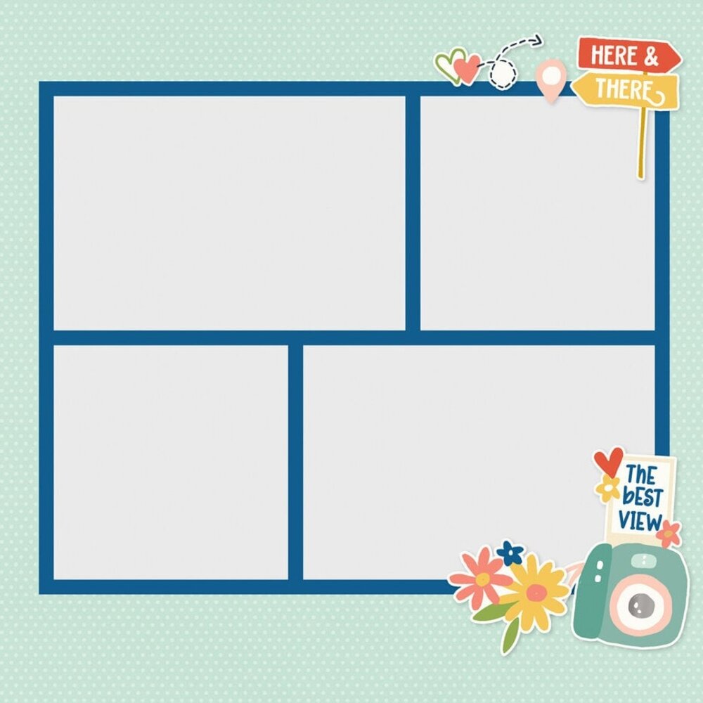 Simple Stories Pack Your Bags Simple Pages Pieces (22129)