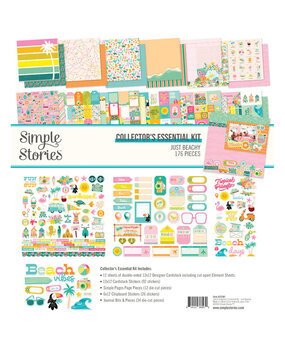 Simple Stories Just Beachy 12x12 Inch Collector's Essential Kit (22301) Simple Stories Just Beachy 12x12 Inch Collector's Essential Kit (22301)