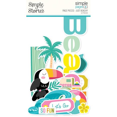 Simple Stories Just Beachy 12x12 Inch Collector's Essential Kit (22301)