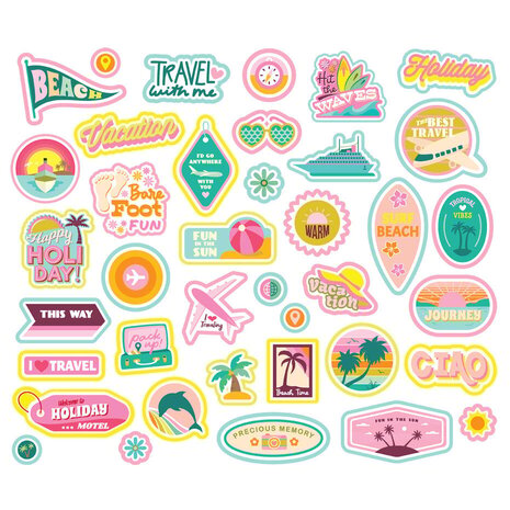 Simple Stories Just Beachy Sticker Bits (22320) Simple Stories Just Beachy Sticker Bits (22320)