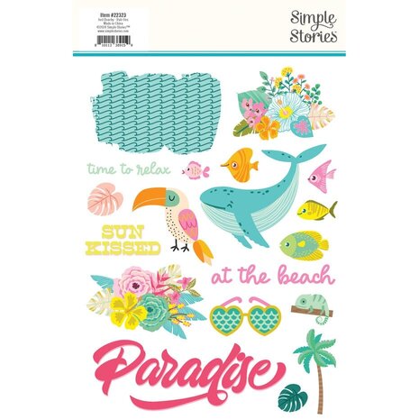 Simple Stories Just Beachy Rub Ons (22323) Simple Stories Just Beachy Rub Ons (22323)