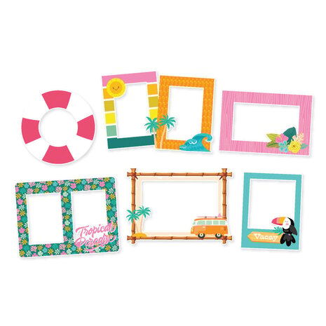Simple Stories Just Beachy Chipboard Frames (22325) Simple Stories Just Beachy Chipboard Frames (22325)