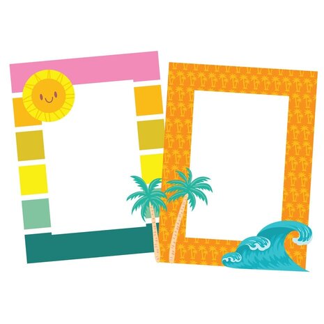Simple Stories Just Beachy Chipboard Frames (22325) Simple Stories Just Beachy Chipboard Frames (22325)