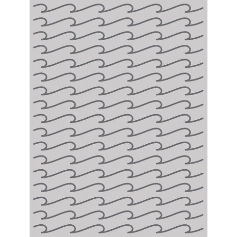 Simple Stories Just Beachy Stencil Beach Waves (22330)