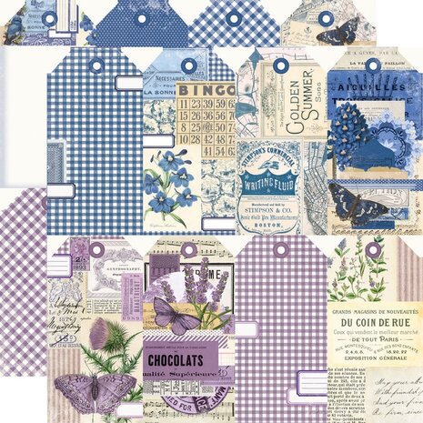 Simple Stories Simple Vintage Essentials Color Palette 12x12 Inch Designer Tags Kit (22216)