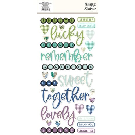 Simple Stories Simple Vintage Essentials Color Palette Foam Stickers Titles (22240) Simple Stories Simple Vintage Essentials Color Palette Foam Stickers Titles (22240)