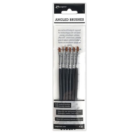 Ranger Angled Brushes (6pcs) (BRU80428) Ranger Angled Brushes (6pcs) (BRU80428)
