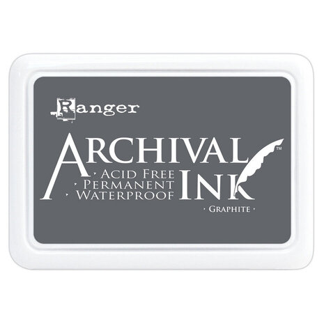 Ranger Archival Ink Pad Graphite (AIP85409) Ranger Archival Ink Pad Graphite (AIP85409)