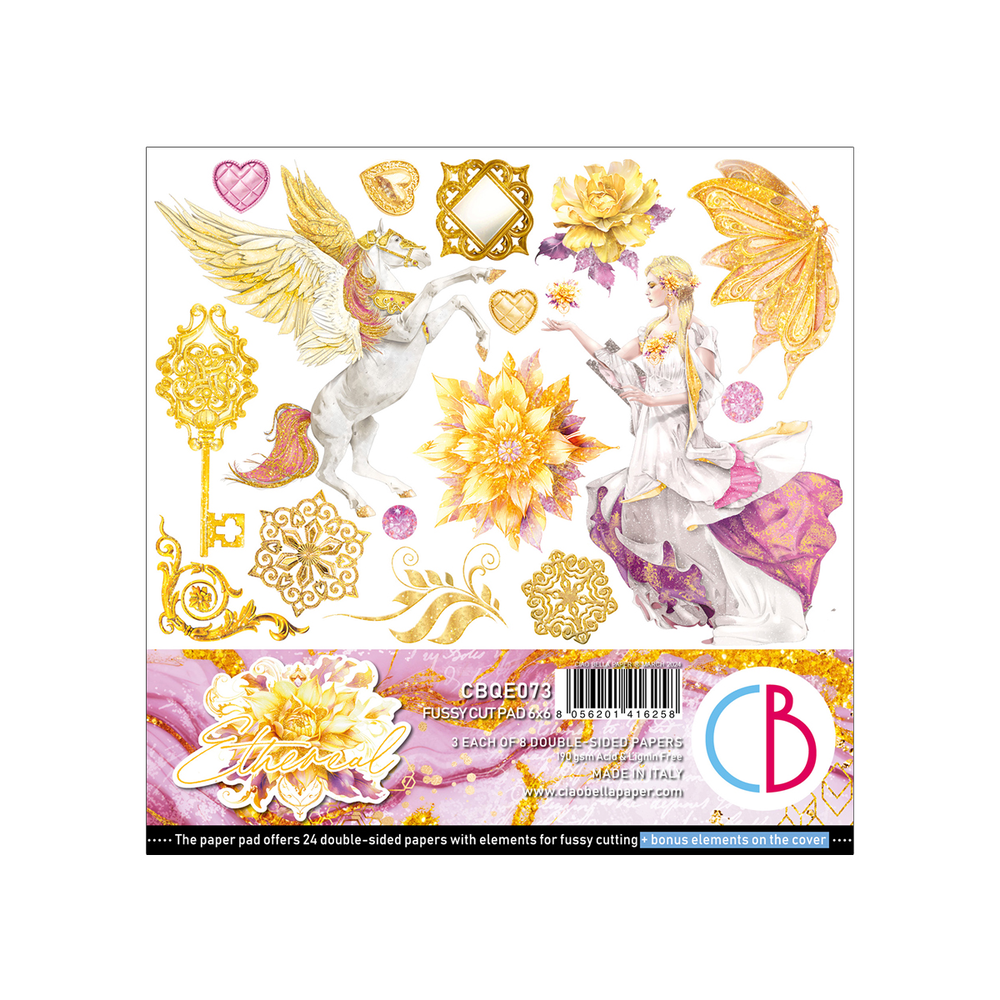 Ciao Bella Papercrafting Ethereal 6x6 Inch Paper Pad (CBQE073)