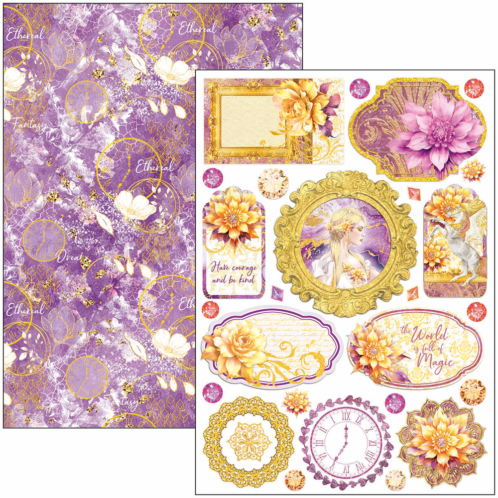 Ciao Bella Papercrafting Ethereal A4 Creative Pad (CBCL073) Ciao Bella Papercrafting Ethereal A4 Creative Pad (CBCL073)