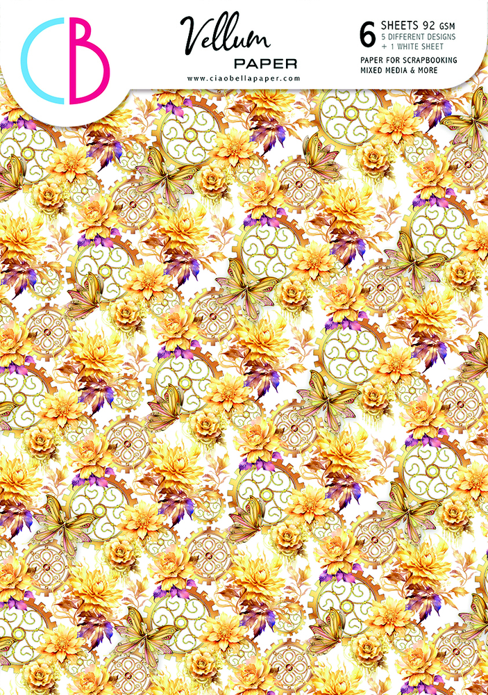 Ciao Bella Papercrafting Ethereal A4 Vellum Paper (CBV012) Ciao Bella Papercrafting Ethereal A4 Vellum Paper (CBV012)