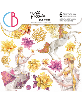 Ciao Bella Papercrafting Ethereal 6x6 Inch Vellum Paper (CBVQ012) Ciao Bella Papercrafting Ethereal 6x6 Inch Vellum Paper (CBVQ012)