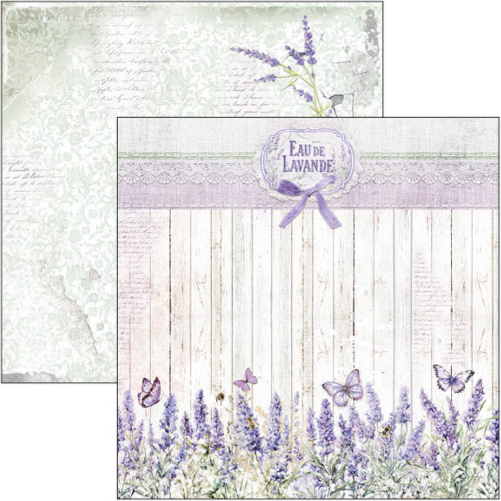 Ciao Bella Papercrafting Morning in Provence 8x8 Inch Paper Pad (CBH074)