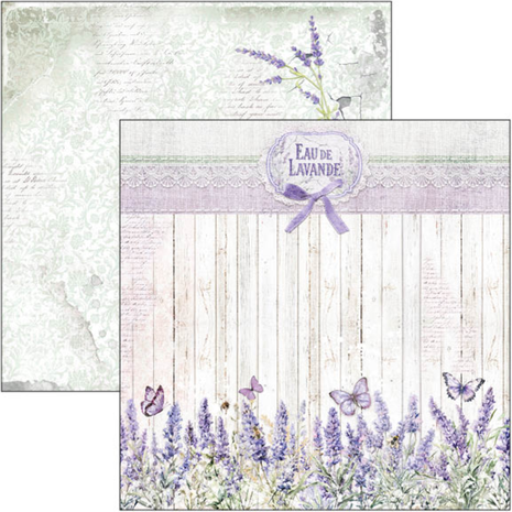 Ciao Bella Papercrafting Morning in Provence 8x8 Inch Paper Pad (CBH074)