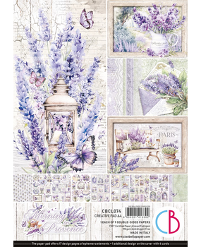 Ciao Bella Papercrafting Morning in Provence A4 Creative Pad (CBCL074) Ciao Bella Papercrafting Morning in Provence A4 Creative Pad (CBCL074)
