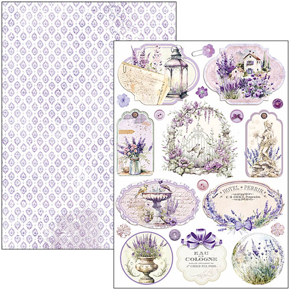 Ciao Bella Papercrafting Morning in Provence A4 Creative Pad (CBCL074) Ciao Bella Papercrafting Morning in Provence A4 Creative Pad (CBCL074)