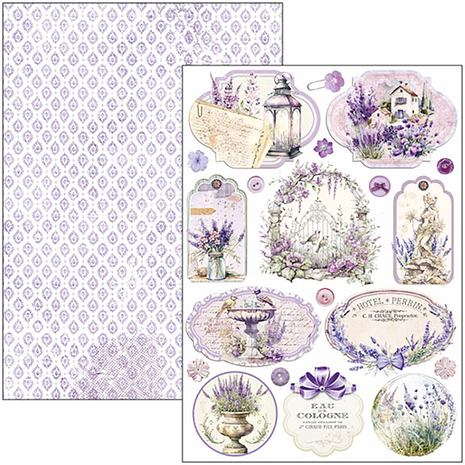Ciao Bella Papercrafting Morning in Provence A4 Creative Pad (CBCL074) Ciao Bella Papercrafting Morning in Provence A4 Creative Pad (CBCL074)
