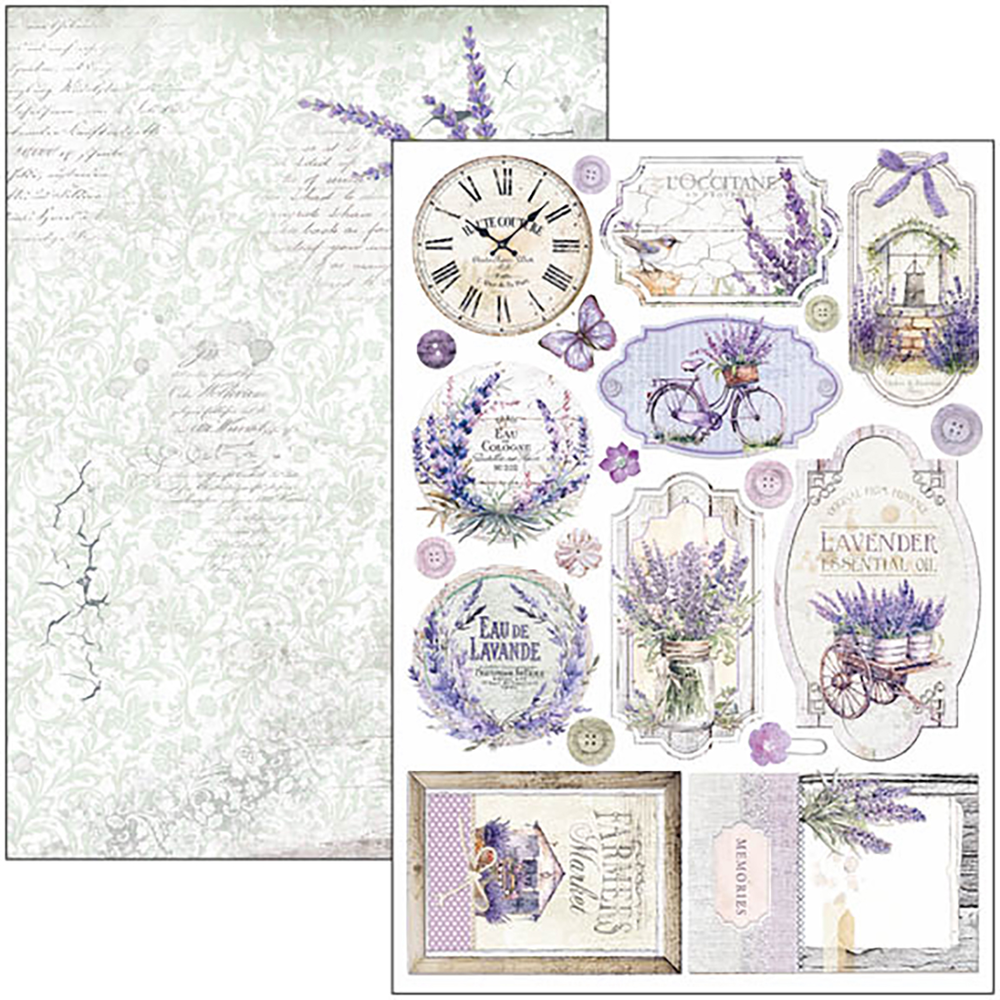 Ciao Bella Papercrafting Morning in Provence A4 Creative Pad (CBCL074) Ciao Bella Papercrafting Morning in Provence A4 Creative Pad (CBCL074)