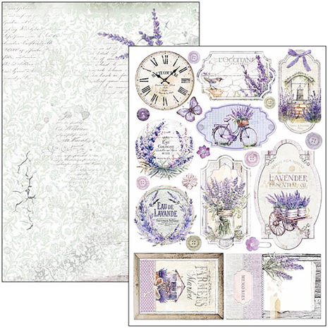 Ciao Bella Papercrafting Morning in Provence A4 Creative Pad (CBCL074) Ciao Bella Papercrafting Morning in Provence A4 Creative Pad (CBCL074)