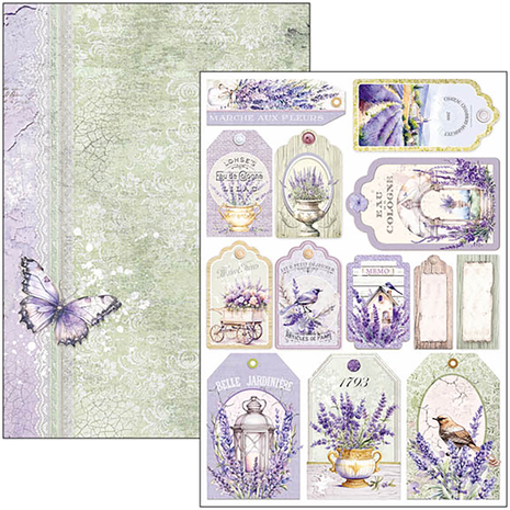 Ciao Bella Papercrafting Morning in Provence A4 Creative Pad (CBCL074) Ciao Bella Papercrafting Morning in Provence A4 Creative Pad (CBCL074)