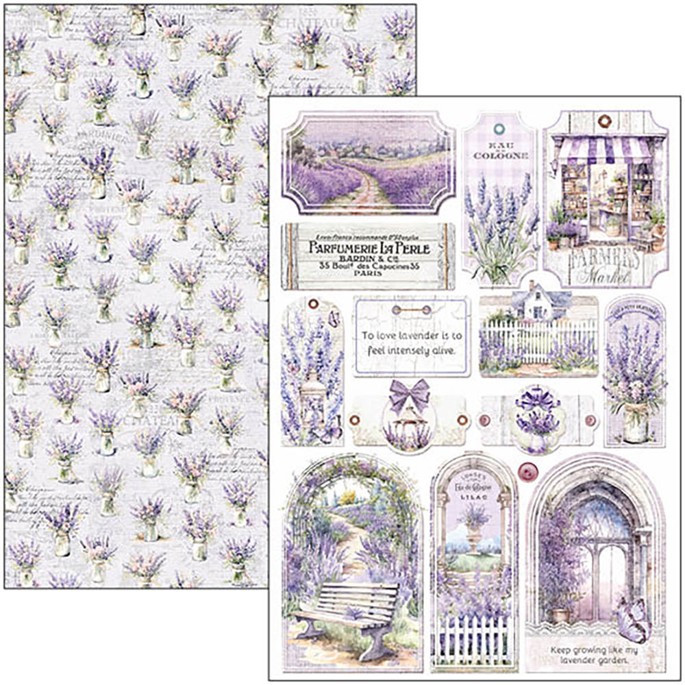 Ciao Bella Papercrafting Morning in Provence A4 Creative Pad (CBCL074) Ciao Bella Papercrafting Morning in Provence A4 Creative Pad (CBCL074)