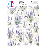 Ciao Bella Papercrafting Morning in Provence A4 Vellum Paper (CBV013)