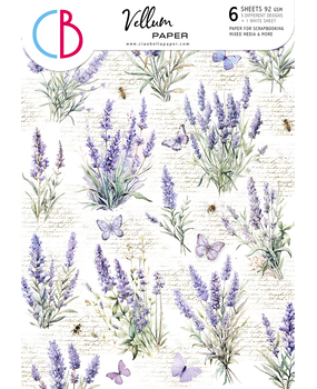 Ciao Bella Papercrafting Morning in Provence A4 Vellum Paper (CBV013) Ciao Bella Papercrafting Morning in Provence A4 Vellum Paper (CBV013)