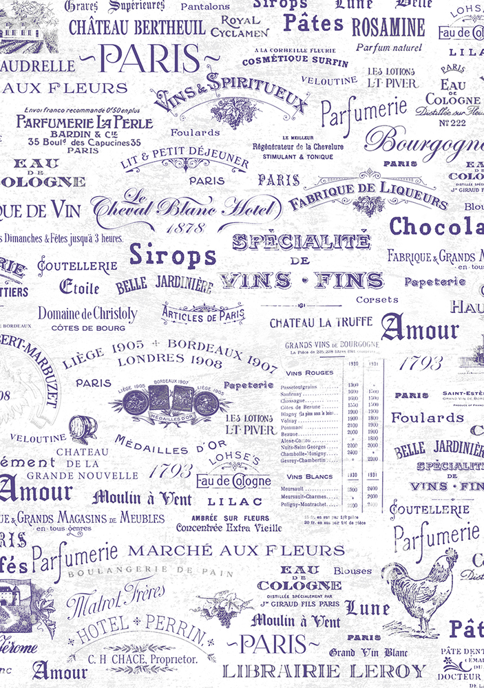 Ciao Bella Papercrafting Morning in Provence A4 Vellum Paper (CBV013) Ciao Bella Papercrafting Morning in Provence A4 Vellum Paper (CBV013)