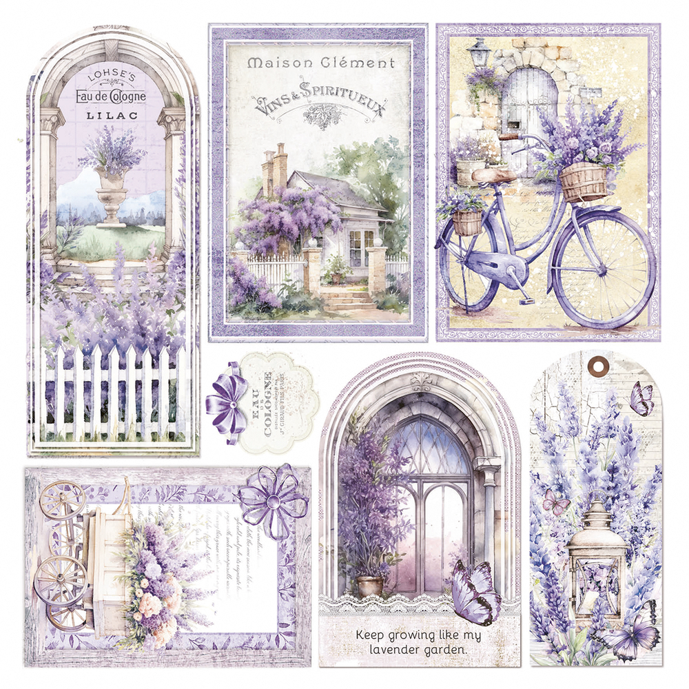 Ciao Bella Papercrafting Morning in Provence 6x6 Inch Vellum Paper (CBVQ013)