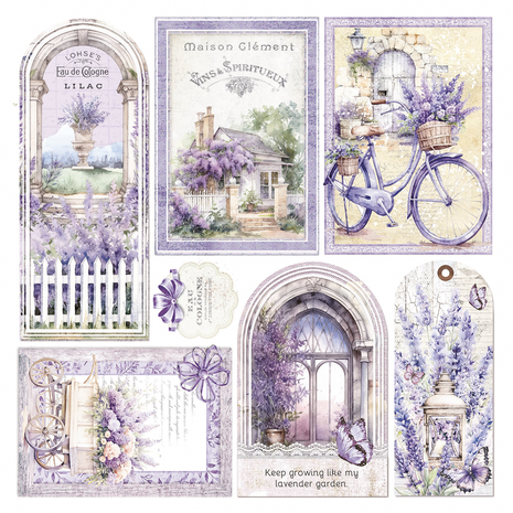 Ciao Bella Papercrafting Morning in Provence 6x6 Inch Vellum Paper (CBVQ013)