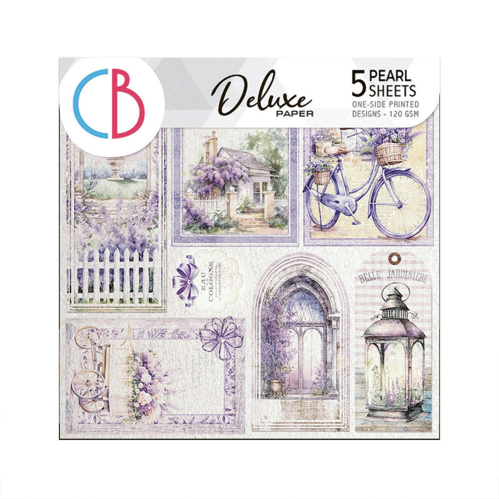Ciao Bella Papercrafting Morning in Provence 6x6 Inch Deluxe Paper (CBDP003) Ciao Bella Papercrafting Morning in Provence 6x6 Inch Deluxe Paper (CBDP003)