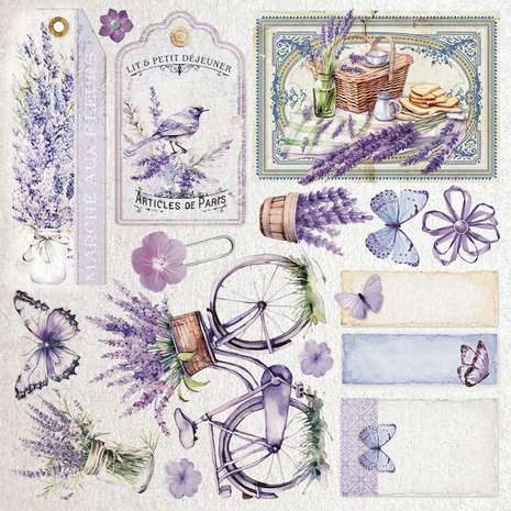 Ciao Bella Papercrafting Morning in Provence 6x6 Inch Deluxe Paper (CBDP003) Ciao Bella Papercrafting Morning in Provence 6x6 Inch Deluxe Paper (CBDP003)