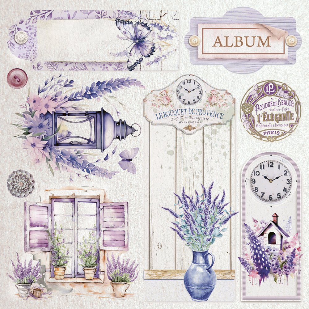 Ciao Bella Papercrafting Morning in Provence 6x6 Inch Deluxe Paper (CBDP003) Ciao Bella Papercrafting Morning in Provence 6x6 Inch Deluxe Paper (CBDP003)