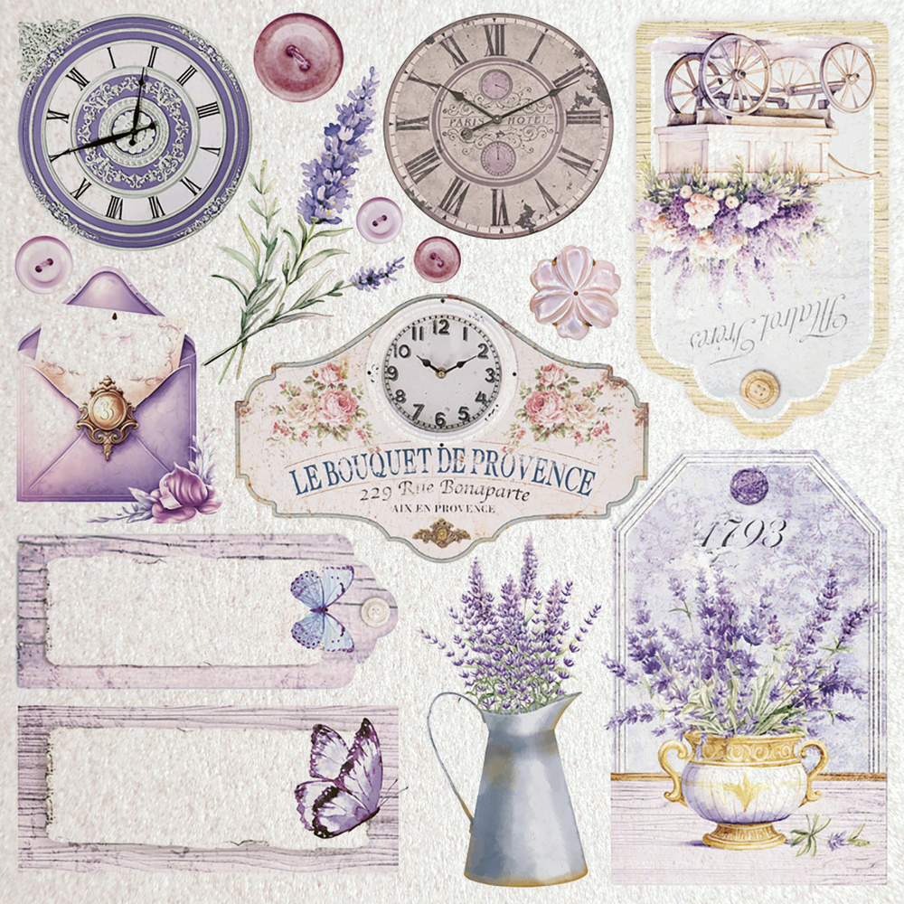 Ciao Bella Papercrafting Morning in Provence 6x6 Inch Deluxe Paper (CBDP003) Ciao Bella Papercrafting Morning in Provence 6x6 Inch Deluxe Paper (CBDP003)
