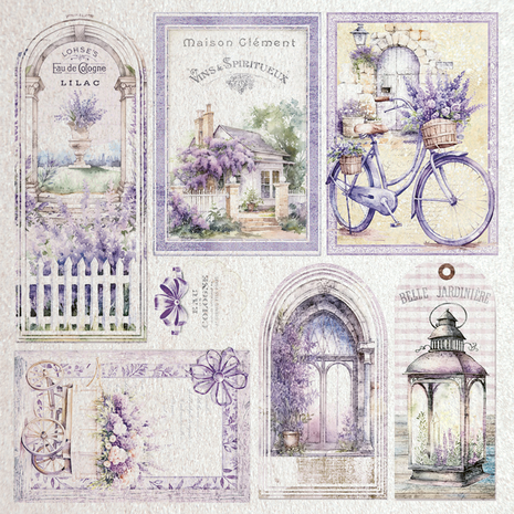 Ciao Bella Papercrafting Morning in Provence 6x6 Inch Deluxe Paper (CBDP003) Ciao Bella Papercrafting Morning in Provence 6x6 Inch Deluxe Paper (CBDP003)