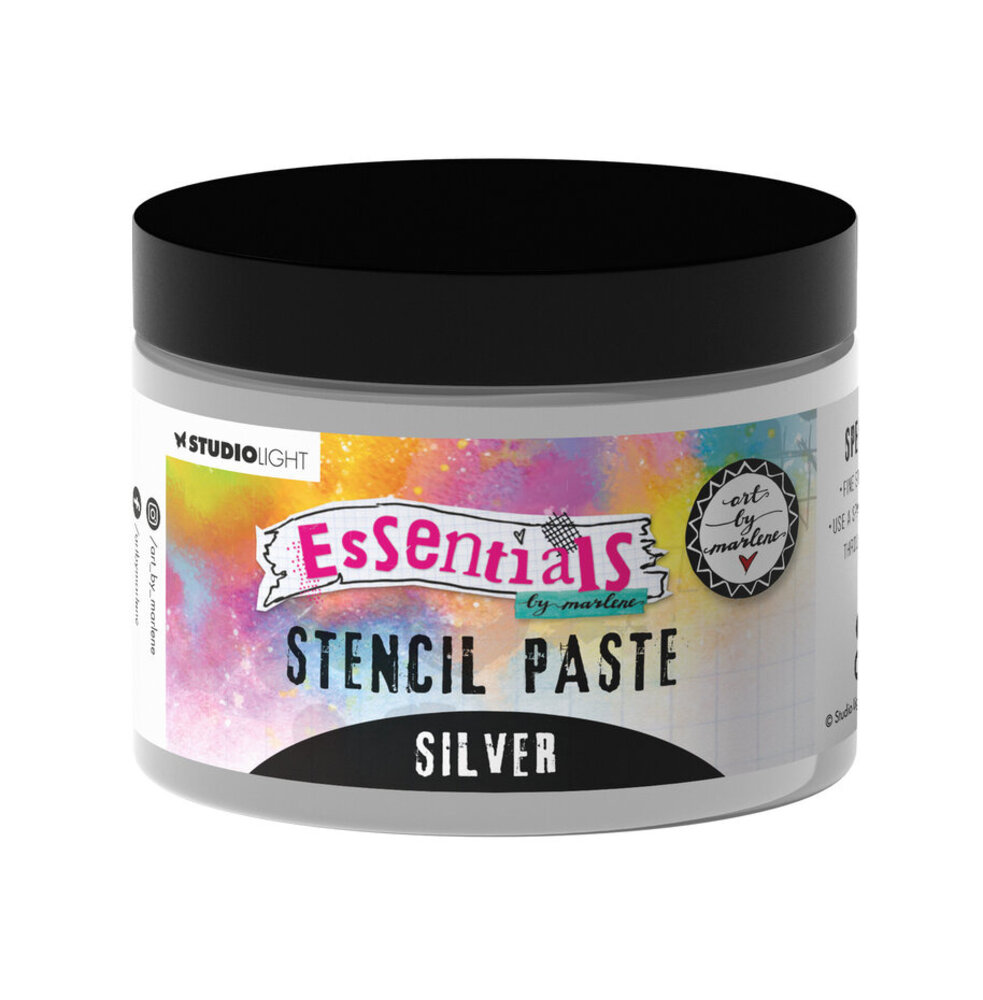 Studio Light Essentials Silver Metallic Stencil Paste (ABM-ES-PASTE04) Studio Light Essentials Silver Metallic Stencil Paste (ABM-ES-PASTE04)