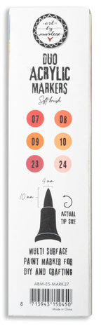 Studio Light Essentials Duo Acrylic Markers Reds (ABM-ES-MARK27) Studio Light Essentials Duo Acrylic Markers Reds (ABM-ES-MARK27)