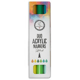 Studio Light Essentials Duo Acrylic Markers Greens (ABM-ES-MARK28)