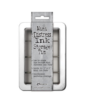 Ranger Mini Distress Ink Storage Tin (TDA42013) Ranger Mini Distress Ink Storage Tin (TDA42013)