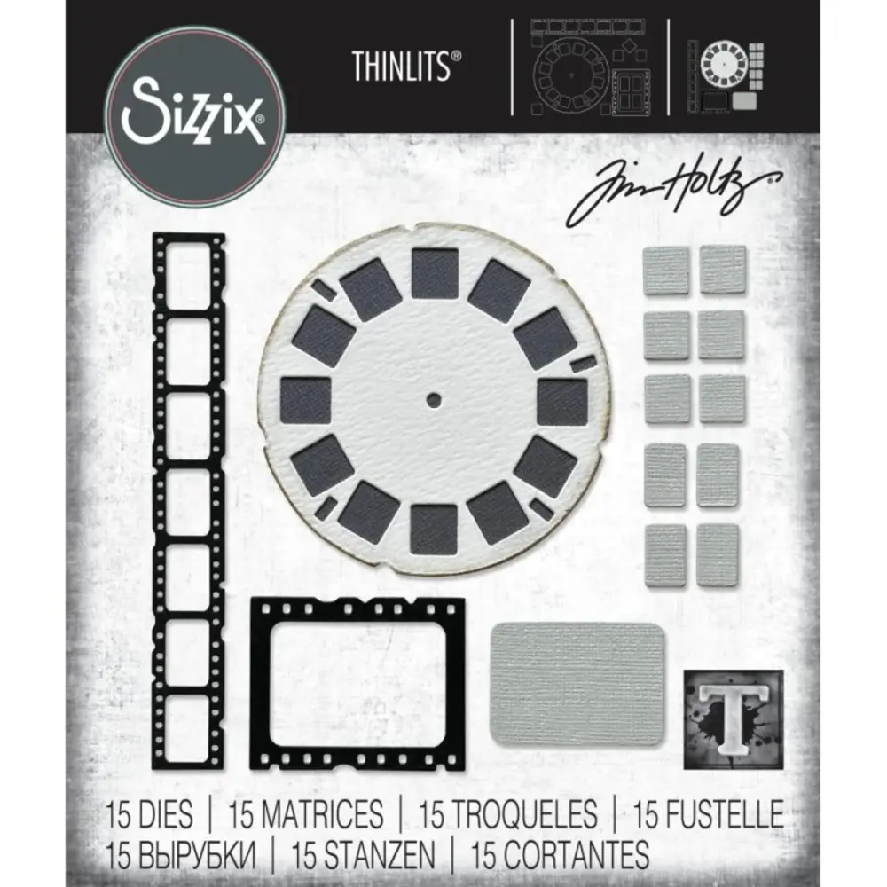 Sizzix Thinlits Die Set Vault Picture Show (666602)