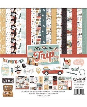 Echo Park Let's Take The Trip 12x12 Inch Collection Kit (LTT364016) Echo Park Let's Take The Trip 12x12 Inch Collection Kit (LTT364016)